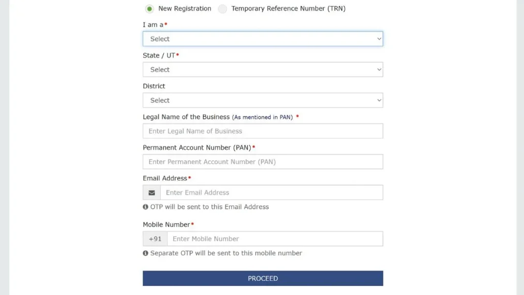 gst portal registration